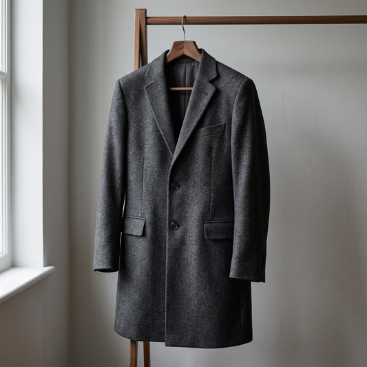 Heritage Wool Overcoat Marble