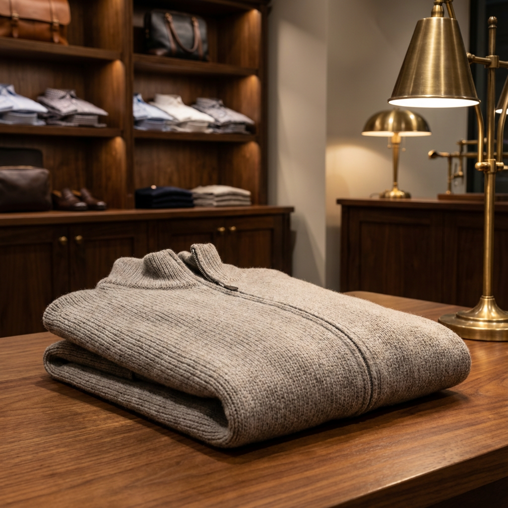 Zurich Zip Knit Marble