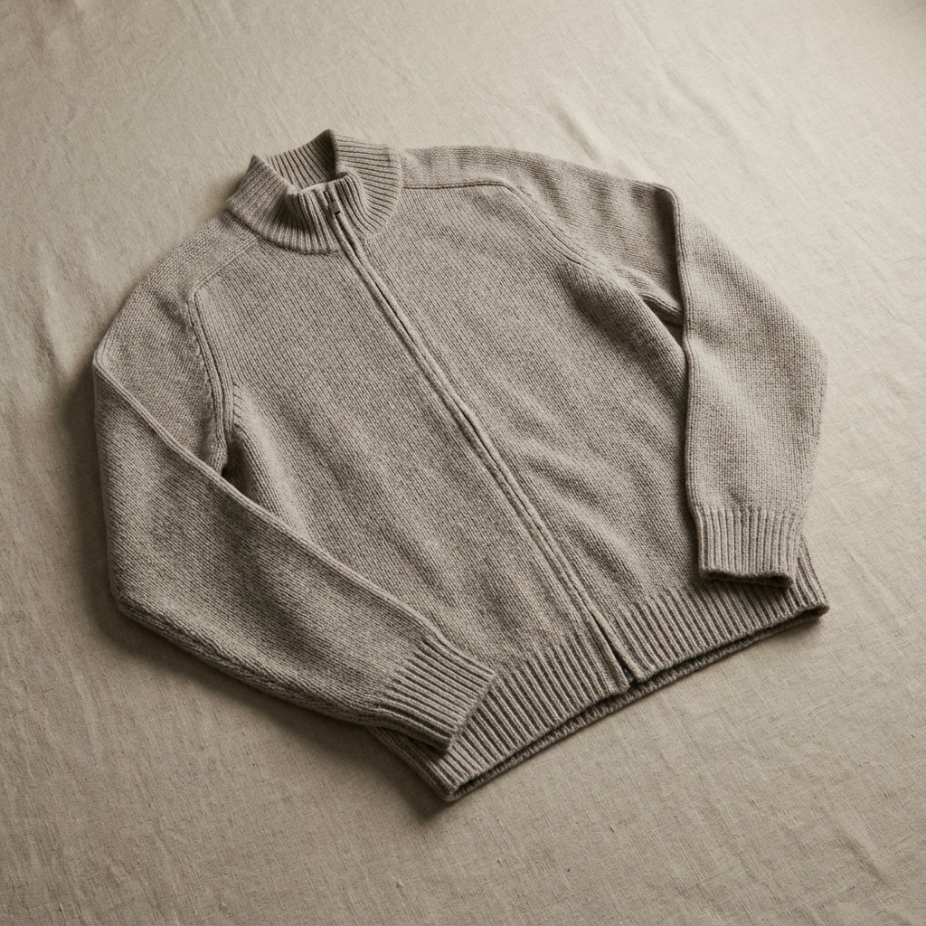 Zurich Zip Knit Marble