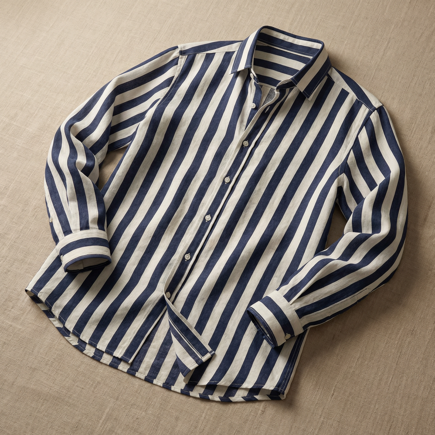 Riviera Striped Shirt Marble