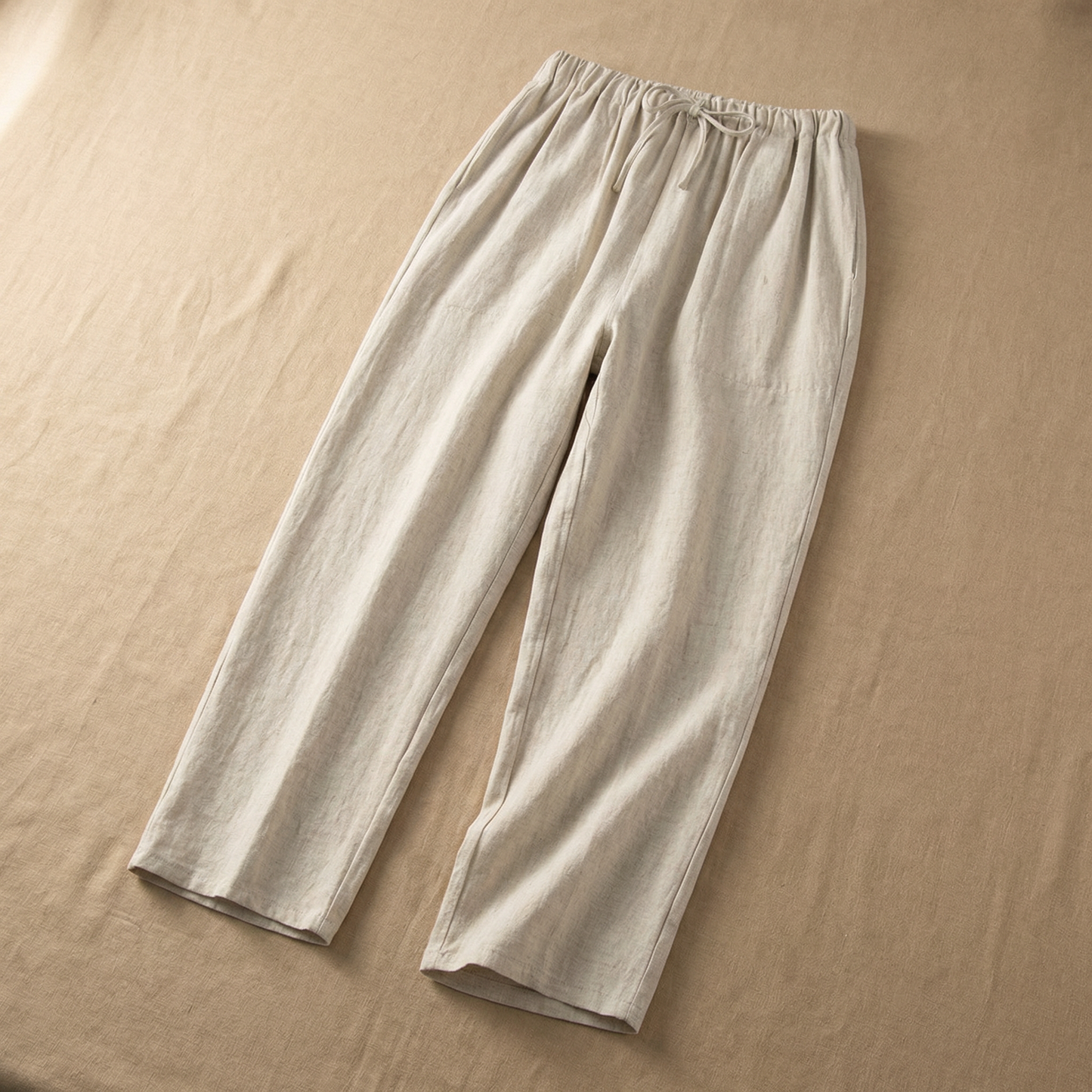 Florence Linen Trousers Marble