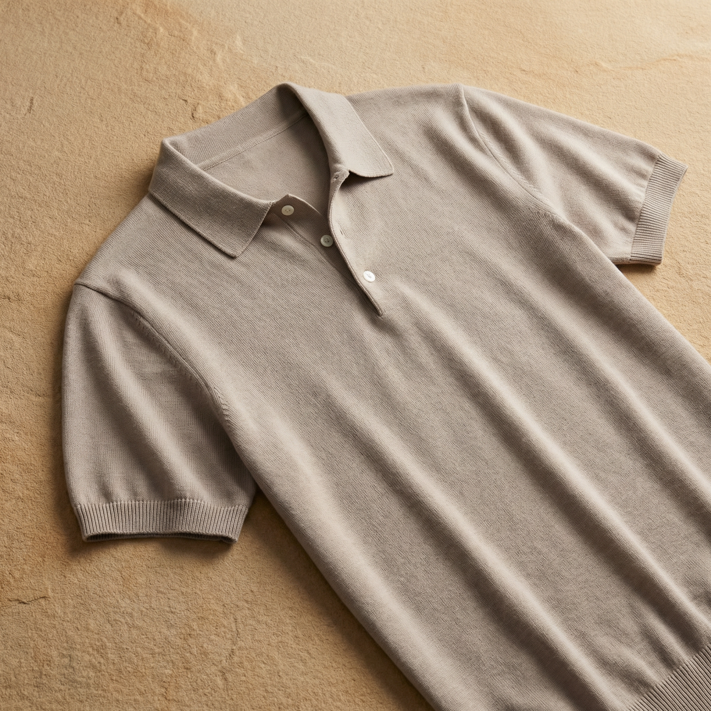 Monaco Slim Fit Polo Shirt Marble