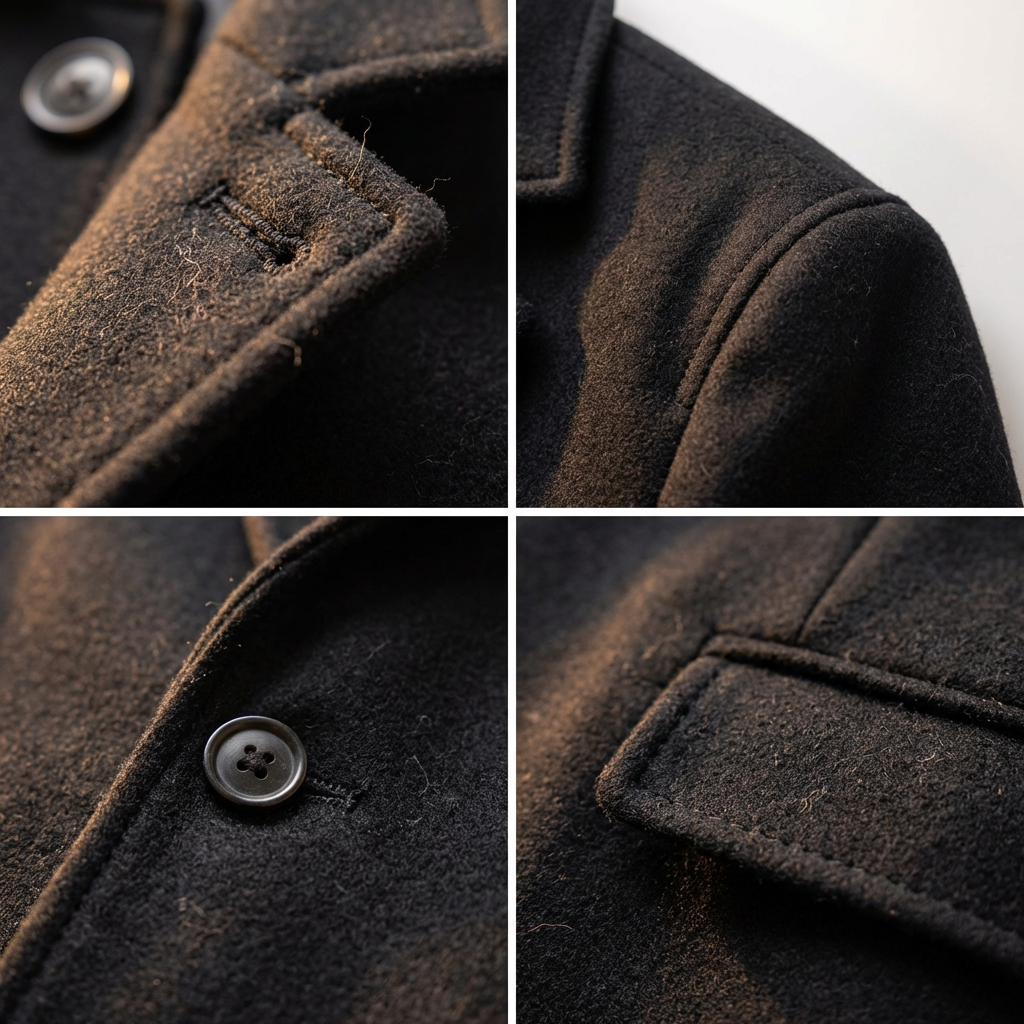 Oxford Wool Overcoat Marble