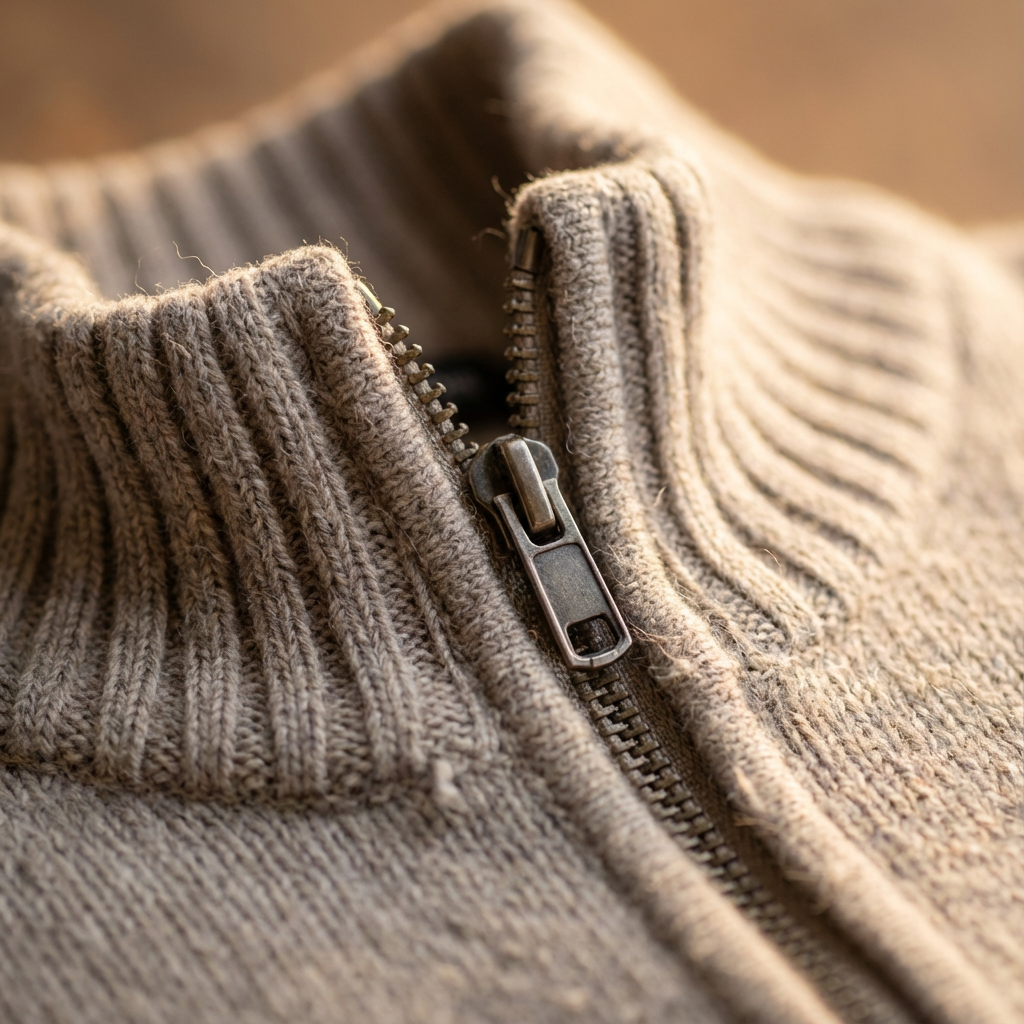 Zurich Zip Knit Marble