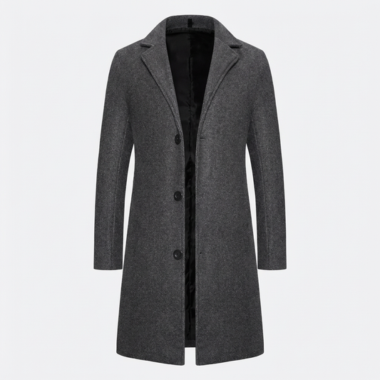 Oxford Wool Overcoat Marble