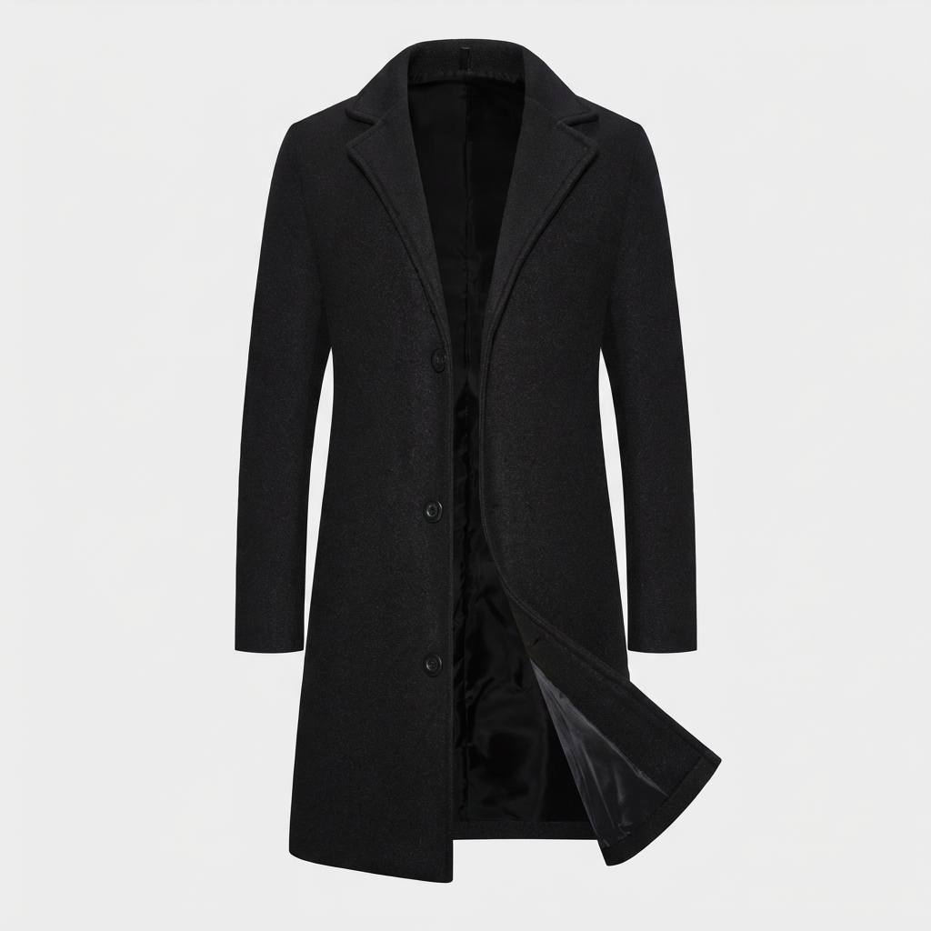 Oxford Wool Overcoat Marble