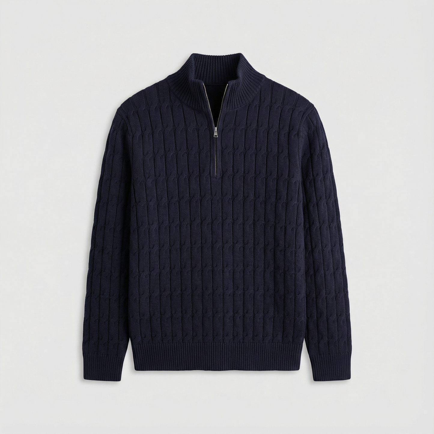 Zurich Zip Polo Knit Marble