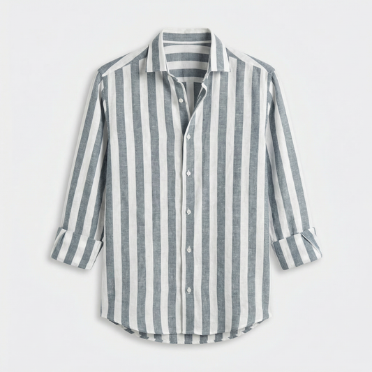 Riviera Striped Shirt Marble