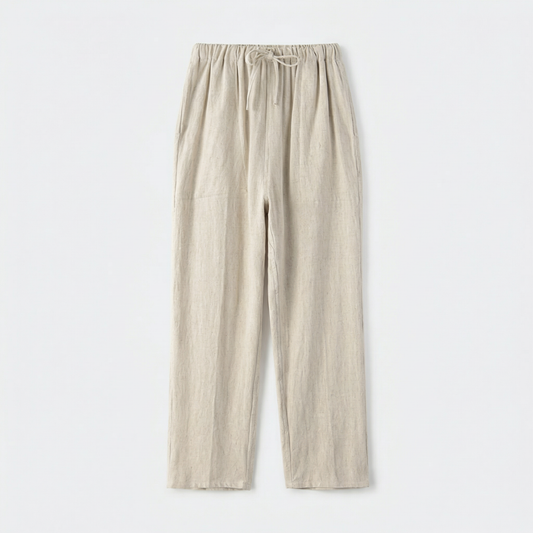 Florence Linen Trousers Marble