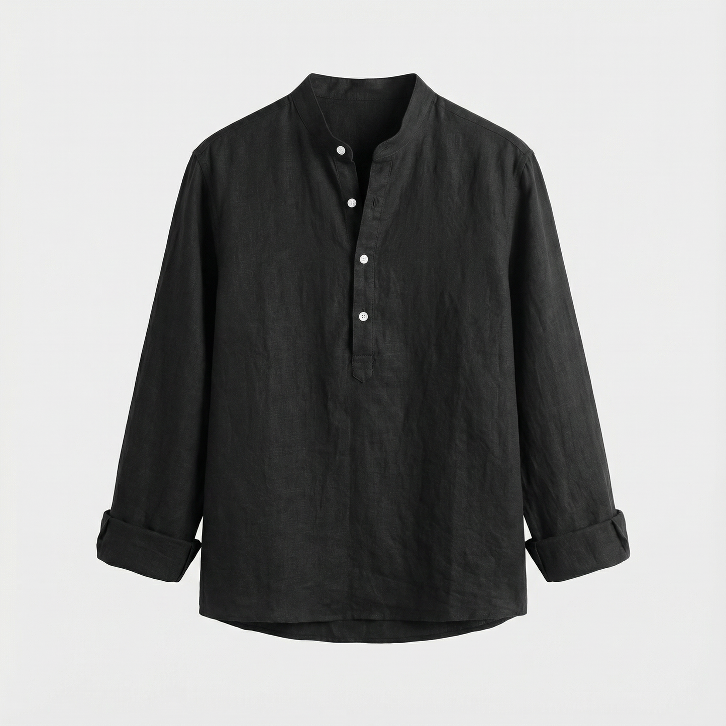 Linen Button Shirt Marble
