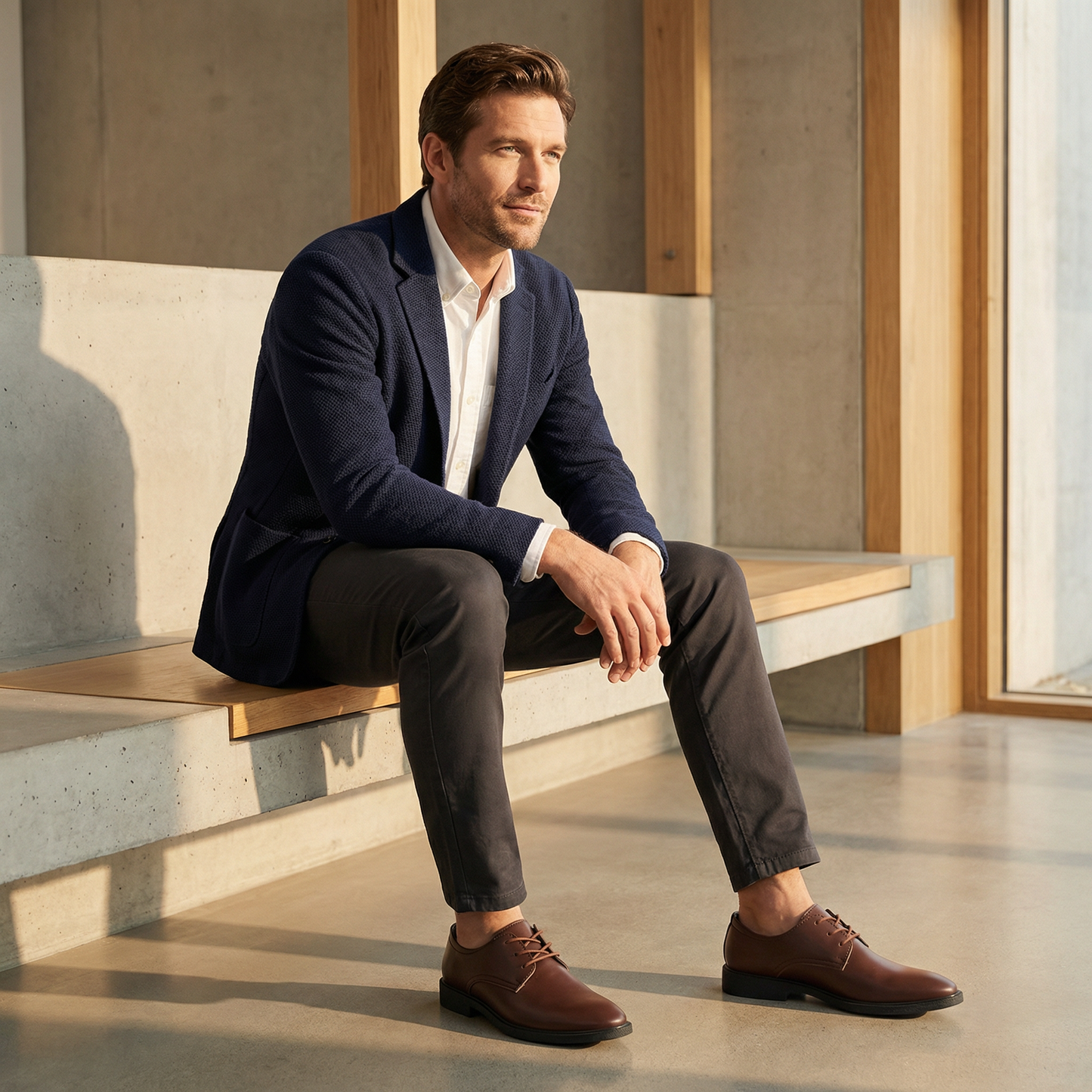 Oxford Business Shoes Marble