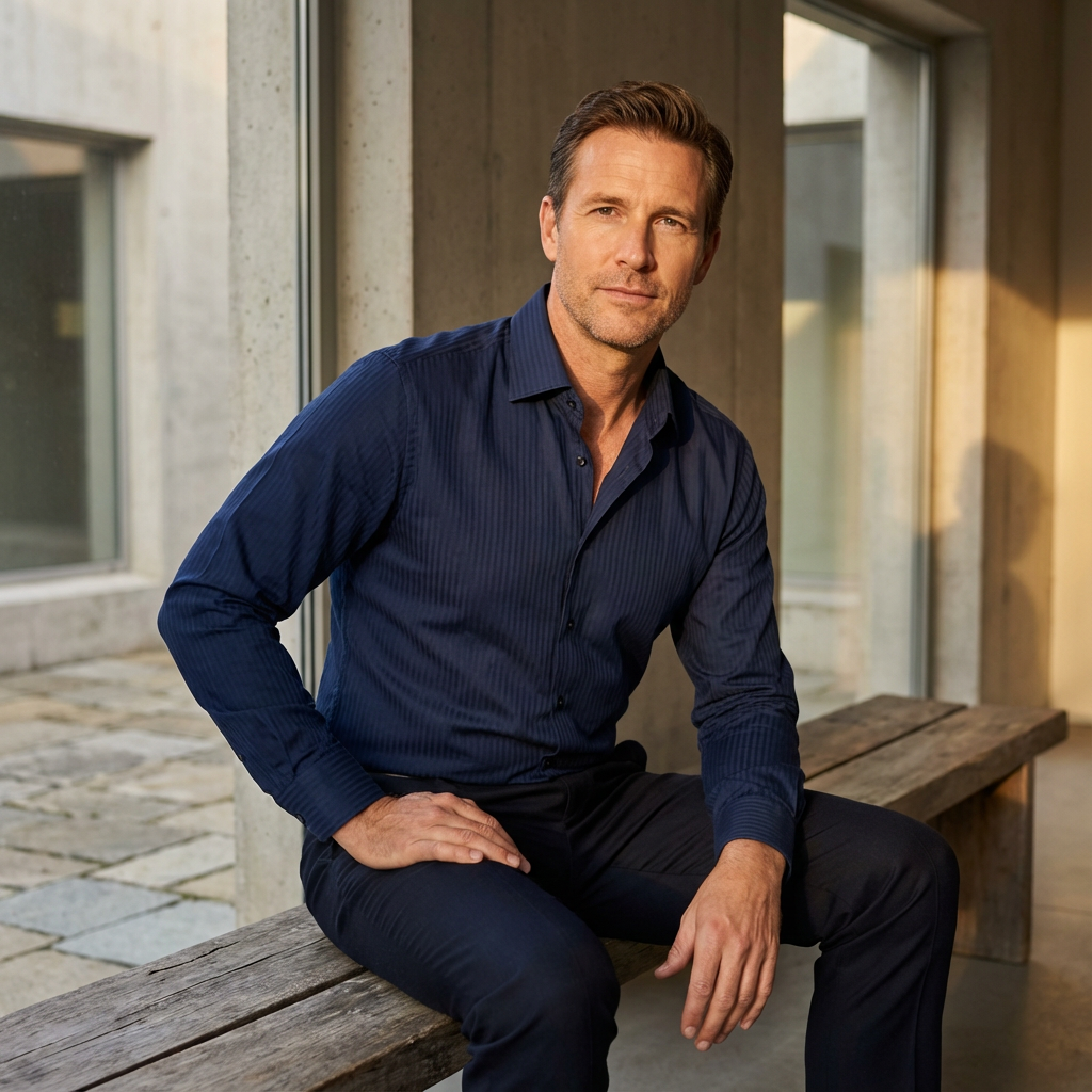 Striped Tailored Shirt Marble