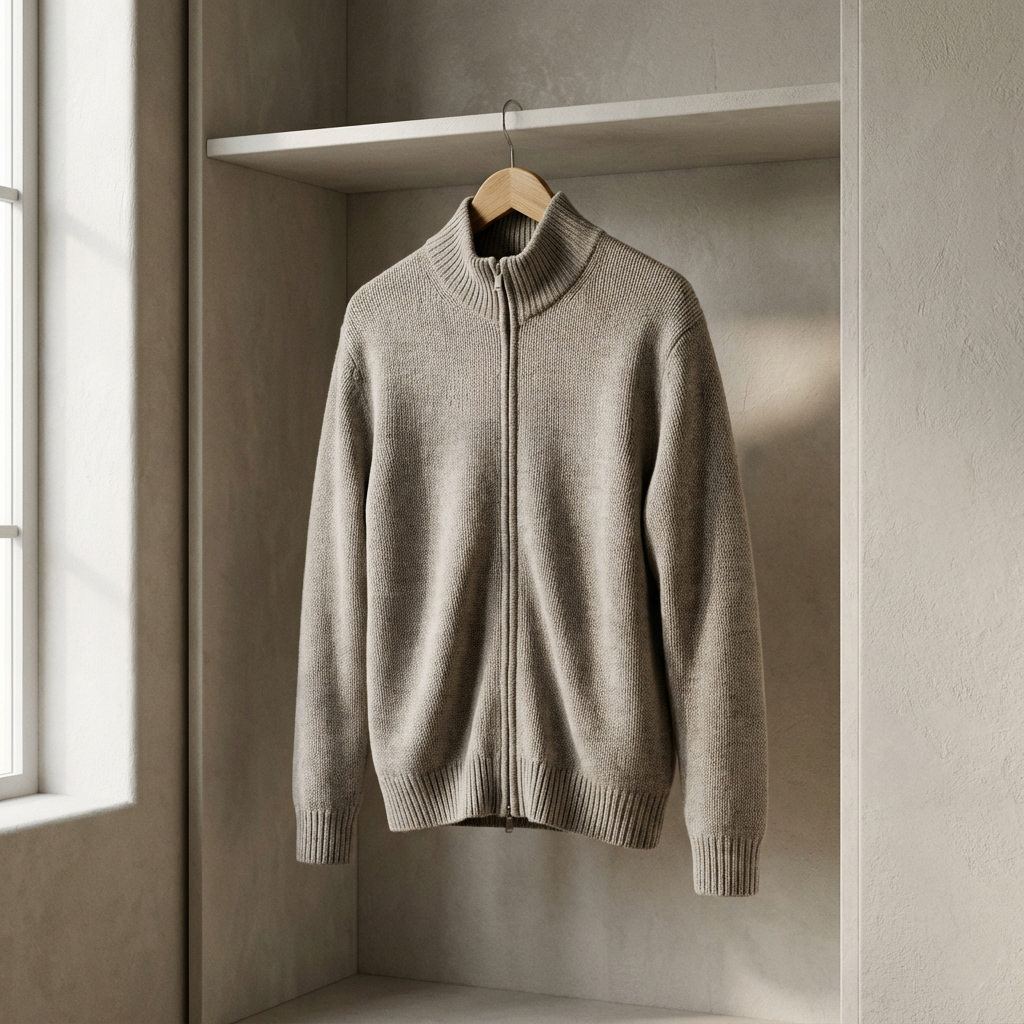 Zurich Zip Knit Marble