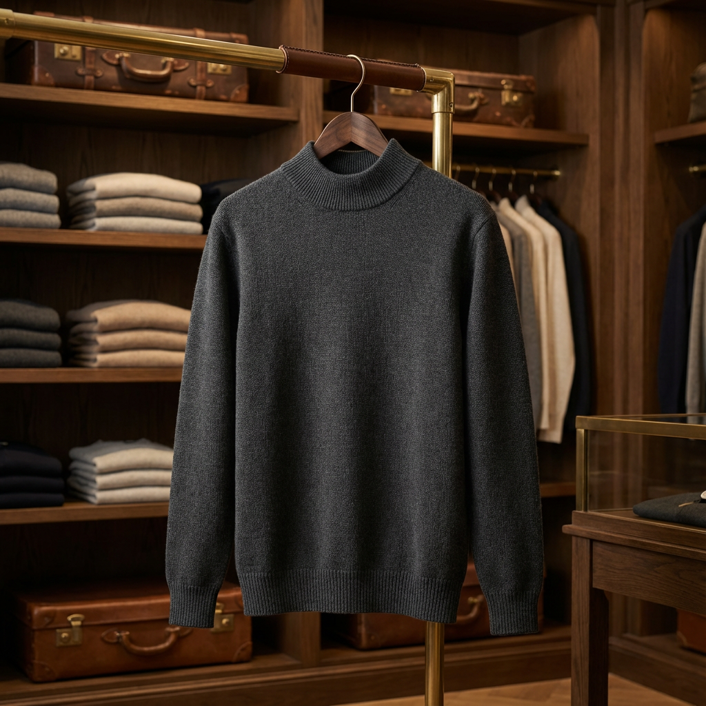 Merino Knit Sweater Marble